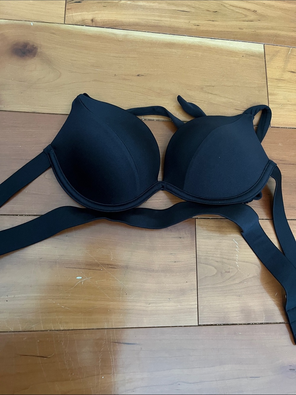 Victoria's Secret Black Push-Up Bikini Top